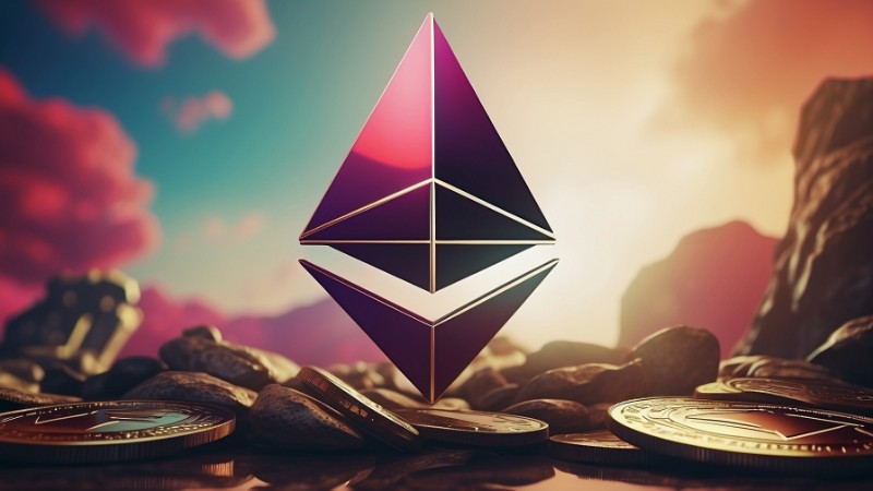 Ethereum logo.