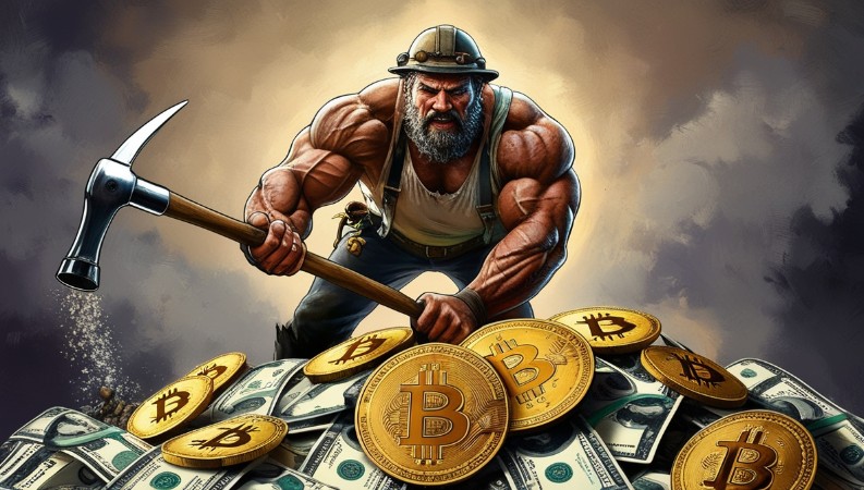 Биткойн миньор.