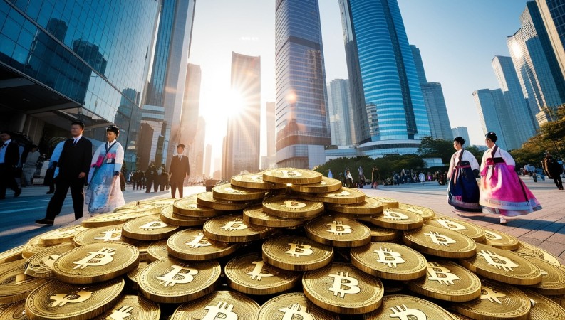 Биткойн и Южна Корея
