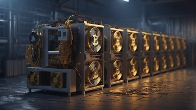 Машини за добив на биткойн.